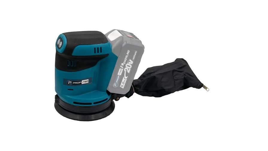 МОЩНАЯ АККУМУЛЯТОРНАЯ ОРБИТАЛЬНАЯ ШЛИФМАШИНА PROFI-TEC POS2080BL POWERLINE: БЕЗ АКБ - 