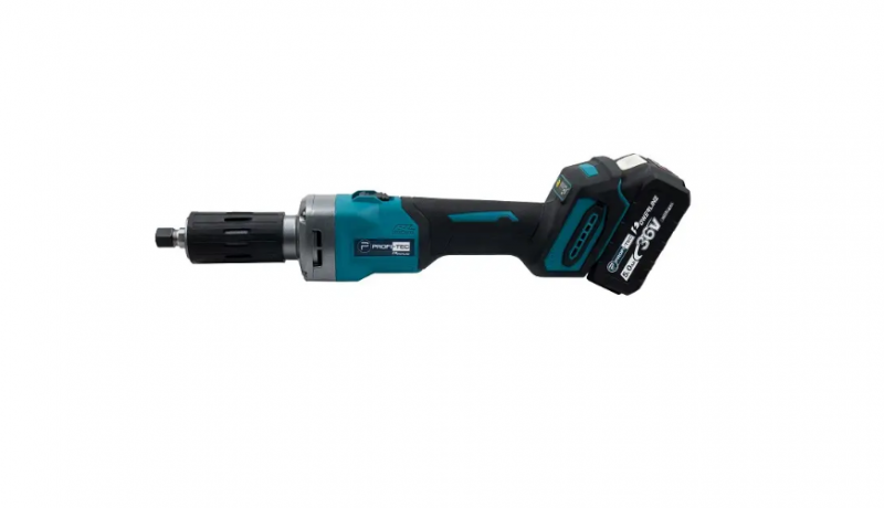 АККУМУЛЯТОРНАЯ ПРЯМАЯ ШЛИФМАШИНА PROFI-TEC PDG36BL POWERLINE : С АКБ 36V 2 ШТ ПО 5.0 AH+ЗУ - 2