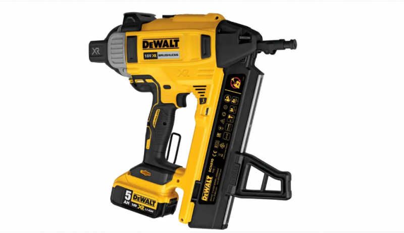 СТЕПЛЕР ГВОЗДЕЗАБИВНОЙ ПО БЕТОНУ АККУМУЛЯТОРНЫЙ БЕСЩЁТОЧНЫЙ DEWALT DCN890P2 - 1