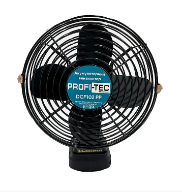 МОЩНЫЙ АККУМУЛЯТОРНЫЙ ВЕНТИЛЯТОР PROFI-TEC DCF102-PP POWERLINE : (БЕЗ АККУМА И ЗАРЯДКИ) - 1