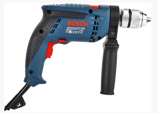 ПРОФЕСІЙНА ДРИЛЬ ЕЛЕКТРИЧНА УДАРНА (ЕЛЕКТРОДРИЛЬ) BOSCH GSB 13 RE БЗП : 600 ВТ, 1.5-13ММ СВЕРЛО, 1.8 КГ 0601217100 - 2