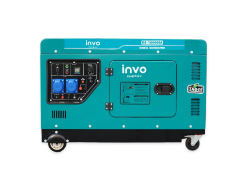 Дизельный генератор INVO DS-10000EA в кожухе, 9/10кВт, 230В - 2
