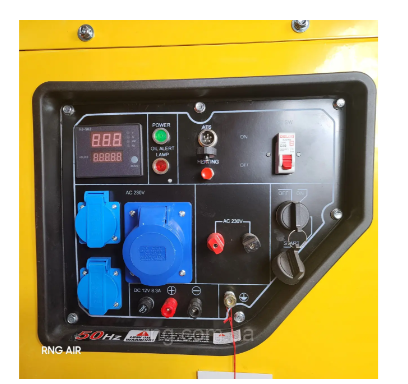 Дизельний генератор RNG POWER  10 кВт в шумозахисному кожусі (3-х фазний)  - 1