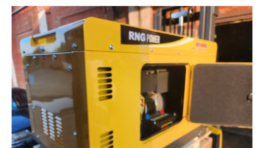 Дизельний генератор RNG POWER  10 кВт в шумозахисному кожусі (3-х фазний)  - 5