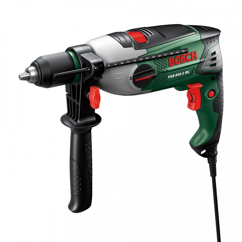 Ударная двухскоростная дрель Bosch PSB 850-2 RE