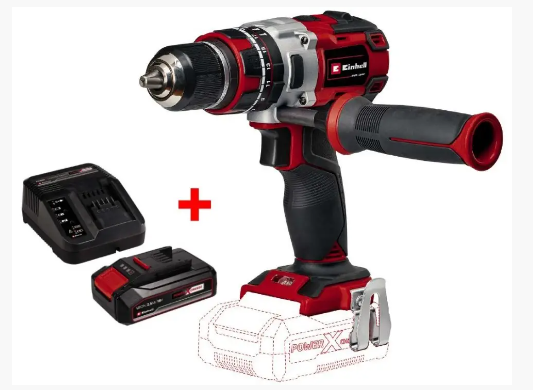 ПРОФЕСІЙНИЙ АКУМУЛЯТОРНИЙ УДАРНИЙ ШУРУПОВЕРТ БЕЗЩІТКОВИЙ EINHELL TP-CD 18/80 LI-I BL - SOLO : З АКБ 18В 2.5 AH -  EINHELL TP-CD 18/80 LI-I BL - SOLO 