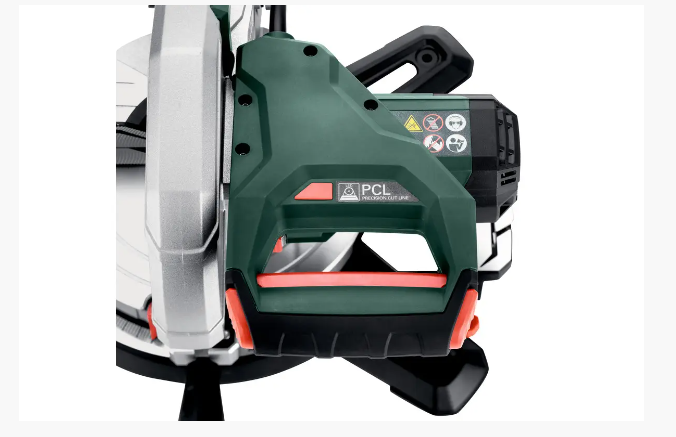 ПРОФЕСІЙНА ТОРЦЮВАЛЬНА ПИЛА З ПРОТЯЖКОЮ METABO KGS 216 M NEW: 1500 ВТ, ГЛИБИНА РІЗУ 70ММ, ДИСК 216 X 30 ММ, 5000ОБ/ХВ,613216000 - 4