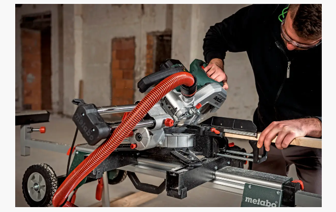 ПРОФЕСІЙНА ТОРЦЮВАЛЬНА ПИЛА З ПРОТЯЖКОЮ METABO KGS 216 M NEW: 1500 ВТ, ГЛИБИНА РІЗУ 70ММ, ДИСК 216 X 30 ММ, 5000ОБ/ХВ,613216000 - 5