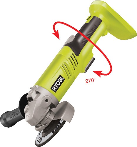 Аккумуляторная угловая шлифмашина (болгарка) Ryobi CAG180M - 1