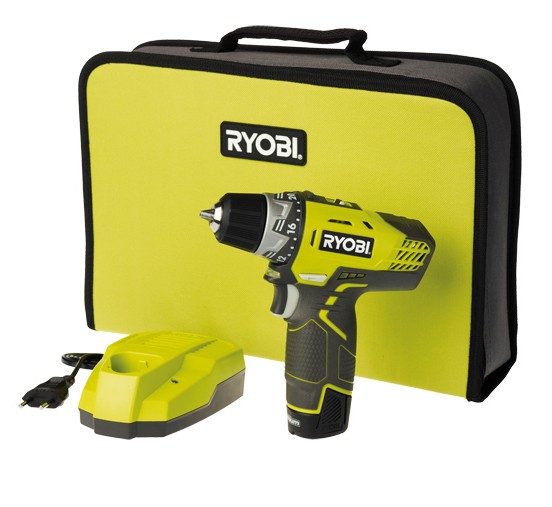 Аккумуляторная дрель-шуруповерт Ryobi R12DD-LL13S - 1