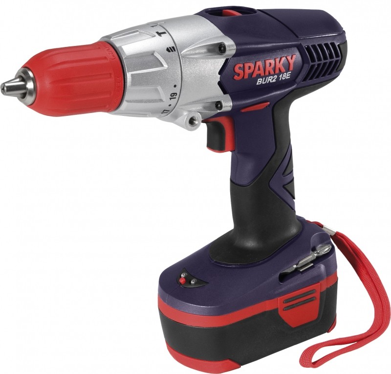 Аккумуляторная ударная дрель-шуруповерт Sparky BUR2 18E